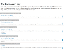 Tablet Screenshot of kahdooschbag.blogspot.com