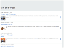 Tablet Screenshot of blogforlawandorder.blogspot.com