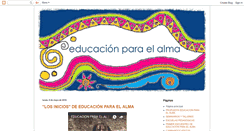 Desktop Screenshot of educacionparaelalma.blogspot.com