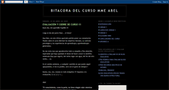 Desktop Screenshot of bitacoraabel.blogspot.com