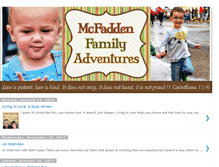 Tablet Screenshot of mcfaddenfamilyadventures.blogspot.com