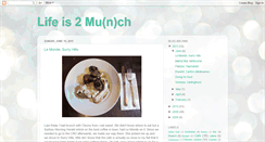 Desktop Screenshot of lifeis2munch.blogspot.com