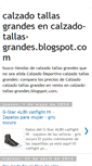 Mobile Screenshot of calzado-tallas-grandes.blogspot.com