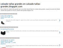 Tablet Screenshot of calzado-tallas-grandes.blogspot.com