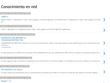 Tablet Screenshot of conocimientoenred09.blogspot.com