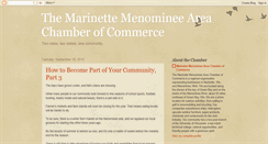 Desktop Screenshot of marinettemenominee.blogspot.com