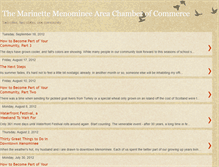 Tablet Screenshot of marinettemenominee.blogspot.com