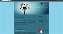 Desktop Screenshot of daydreamsdandelions.blogspot.com