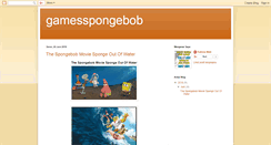 Desktop Screenshot of gamesspongebob.blogspot.com