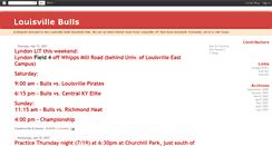 Desktop Screenshot of louisvillebulls.blogspot.com