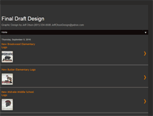 Tablet Screenshot of finaldraftdesign.blogspot.com