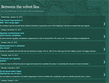 Tablet Screenshot of between-the-velvet-lies.blogspot.com