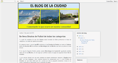 Desktop Screenshot of elblogdemiciudad.blogspot.com