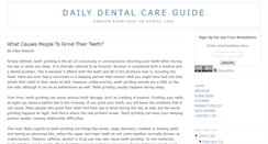 Desktop Screenshot of dailydentalcareguide.blogspot.com