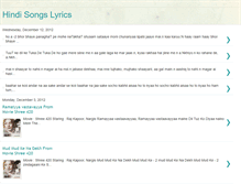 Tablet Screenshot of lyrics4singers.blogspot.com
