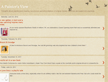 Tablet Screenshot of apaintersview.blogspot.com