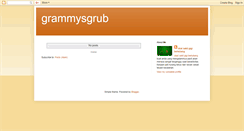 Desktop Screenshot of grammysgrub.blogspot.com