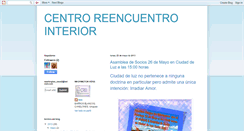 Desktop Screenshot of centroreencuentrointerior.blogspot.com