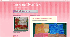 Desktop Screenshot of lorraineliveshere.blogspot.com