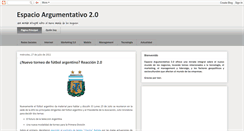 Desktop Screenshot of espacioargumentativo.blogspot.com