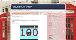 Desktop Screenshot of englishatsanta.blogspot.com