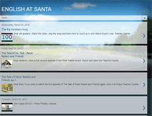 Tablet Screenshot of englishatsanta.blogspot.com