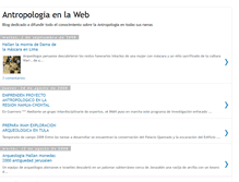 Tablet Screenshot of antropologiaenlaweb.blogspot.com