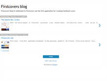 Tablet Screenshot of firstcoversblog.blogspot.com