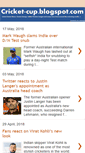 Mobile Screenshot of cricket-cup.blogspot.com