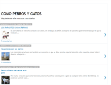Tablet Screenshot of comoperrosygatoss.blogspot.com