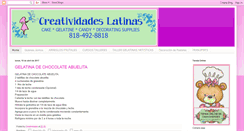 Desktop Screenshot of creatividadeslatinas.blogspot.com