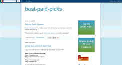 Desktop Screenshot of best-paid-picks.blogspot.com