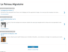 Tablet Screenshot of lepoireaumigratoire.blogspot.com