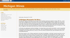 Desktop Screenshot of michiganwines.blogspot.com