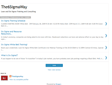 Tablet Screenshot of 6sigmaway.blogspot.com