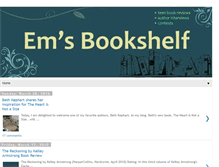 Tablet Screenshot of emsbookshelf.blogspot.com