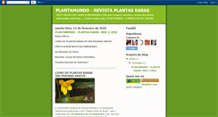 Desktop Screenshot of plantamundo-revista-plantas-raras.blogspot.com