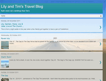 Tablet Screenshot of lilyandtimtravels.blogspot.com