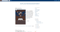 Desktop Screenshot of exploateringskontoret.blogspot.com