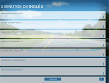 Tablet Screenshot of 5minutosdeingles.blogspot.com