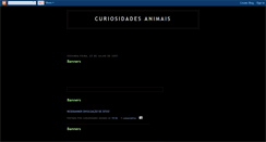 Desktop Screenshot of curiosidadesanimais.blogspot.com