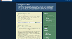 Desktop Screenshot of kerrysmauinews.blogspot.com