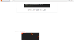 Desktop Screenshot of halloweencelta.blogspot.com