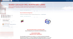 Desktop Screenshot of baseslegalessoftwarelibre.blogspot.com