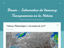 Tablet Screenshot of informativodeveracruz.blogspot.com