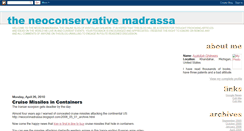 Desktop Screenshot of neoconmadrassa.blogspot.com