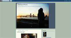 Desktop Screenshot of dashaunworld.blogspot.com