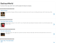 Tablet Screenshot of dashaunworld.blogspot.com