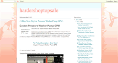 Desktop Screenshot of hardershoptopsale.blogspot.com