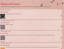 Tablet Screenshot of flossesandcrosses.blogspot.com